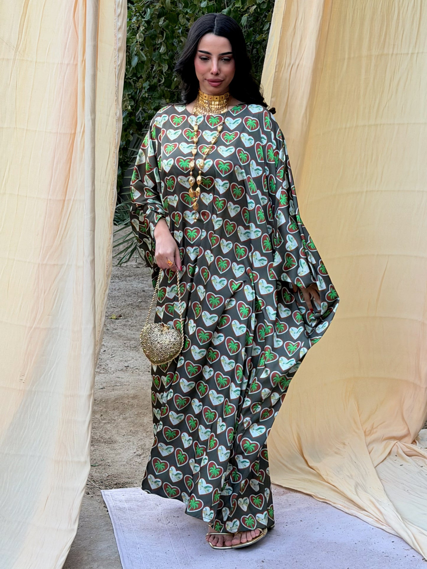 N160 - Hearts kaftan