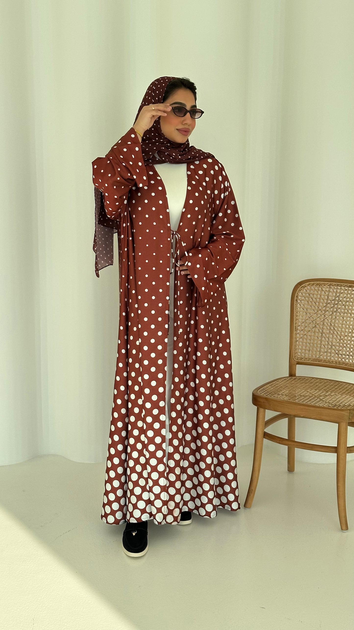 N101 - Polka Dots abaya