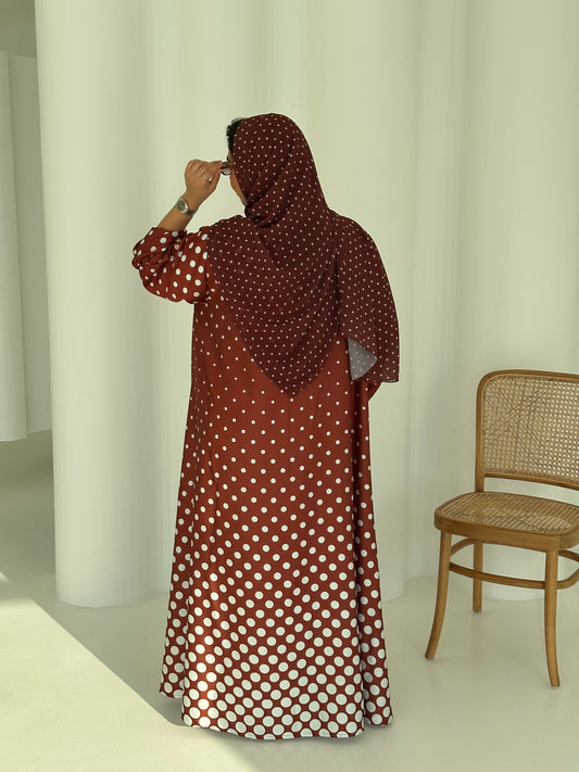N101 - Polka Dots abaya