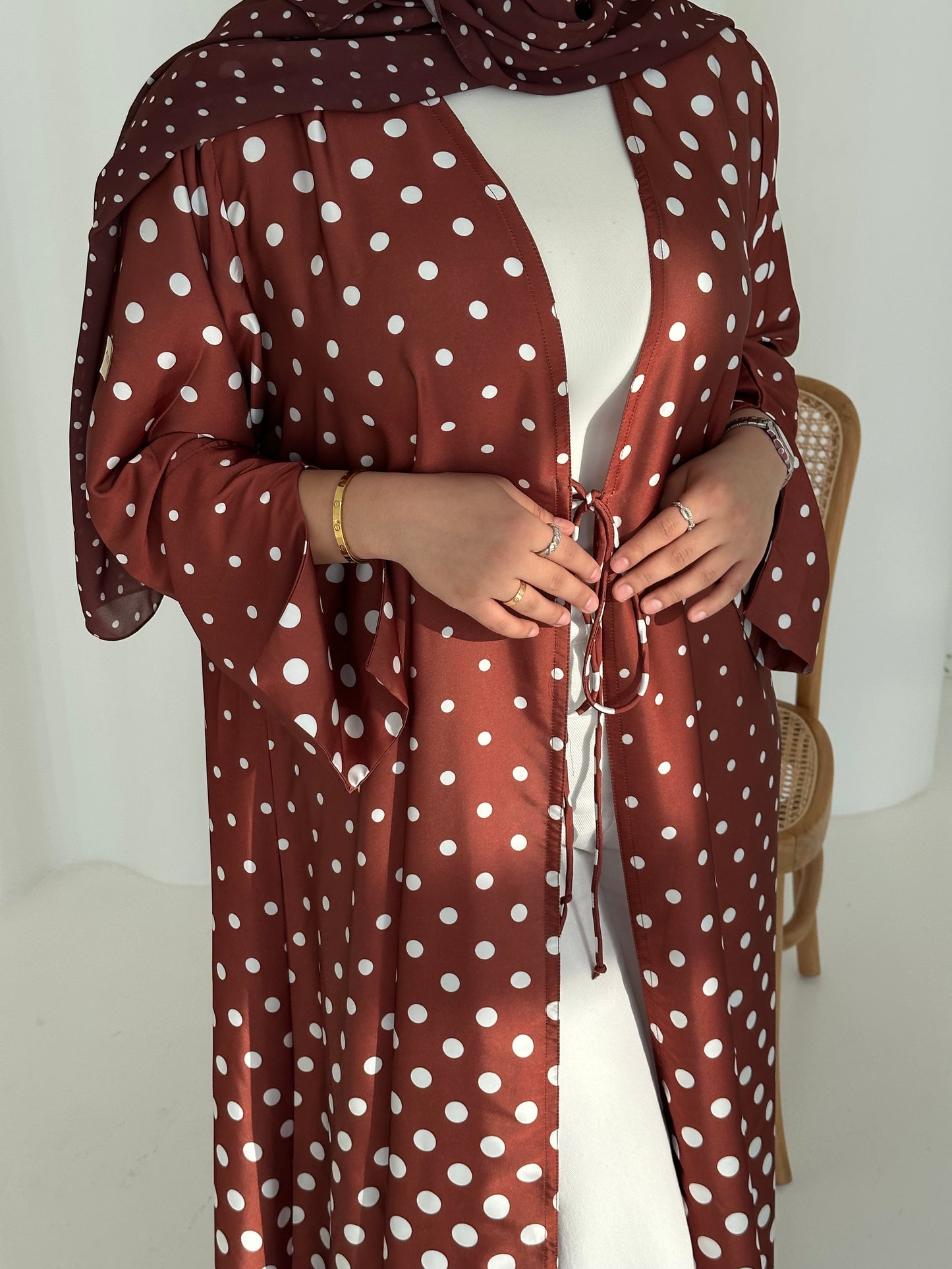 N101 - Polka Dots abaya