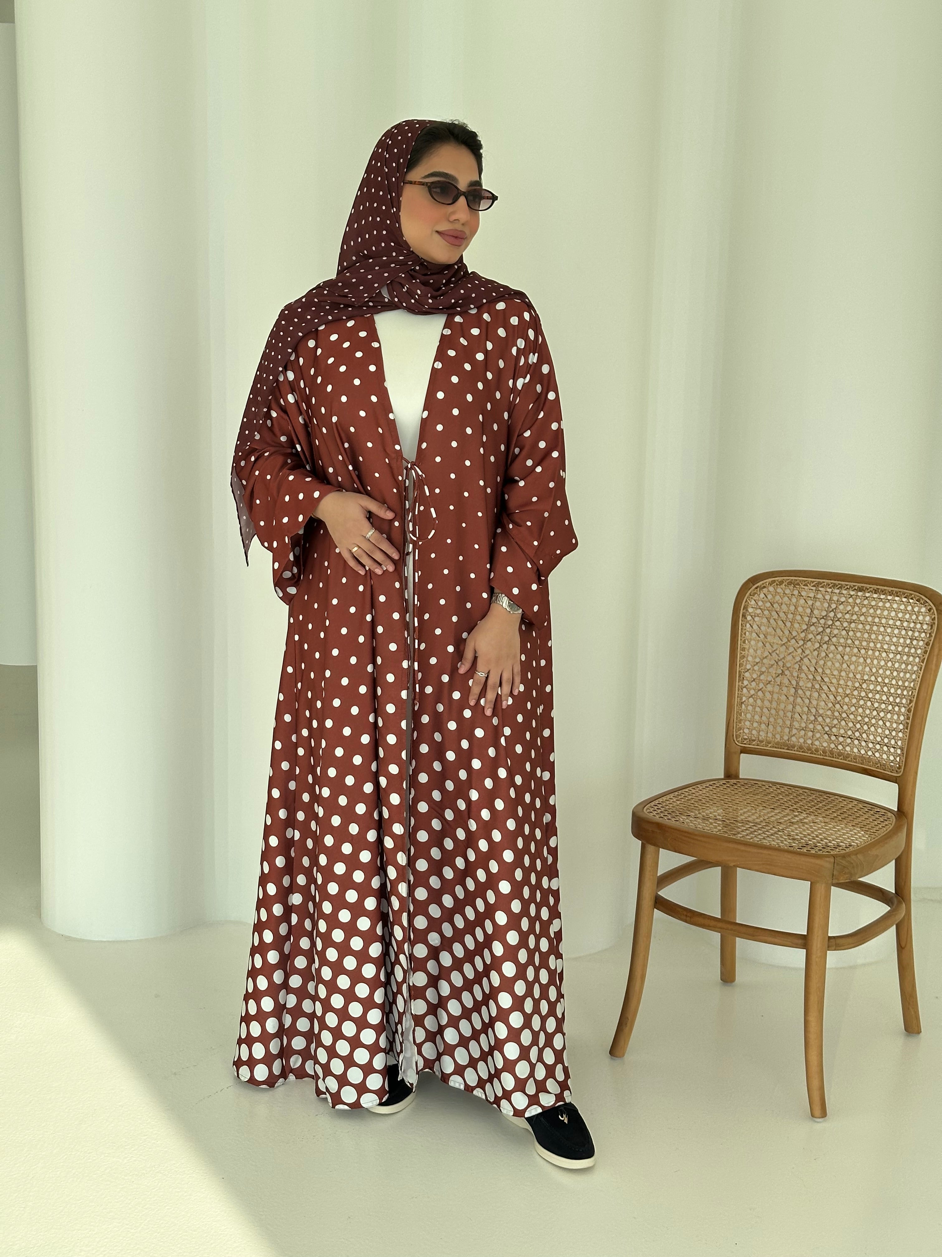 N101 - Polka Dots abaya