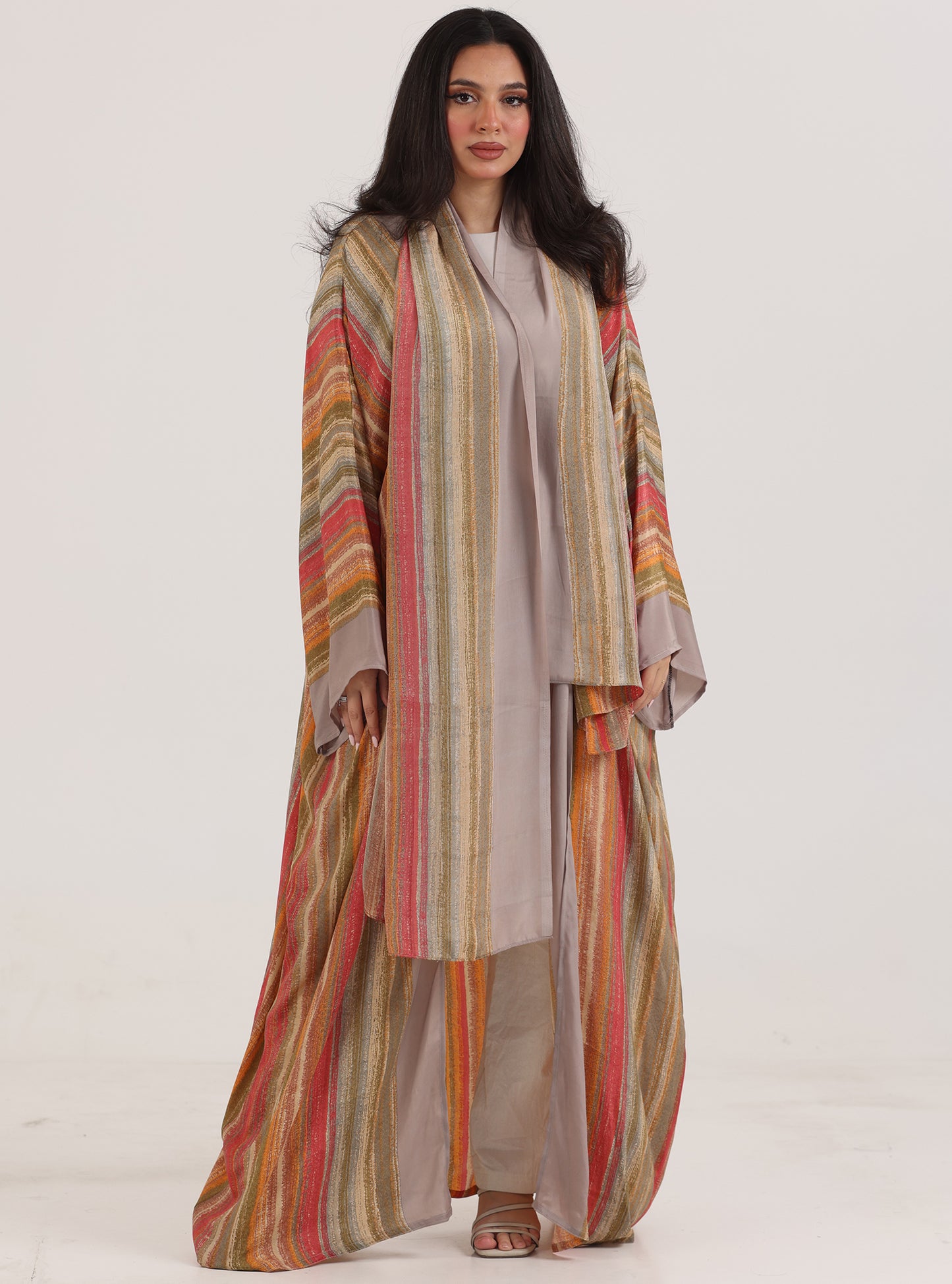 N066 - Colorful abaya set