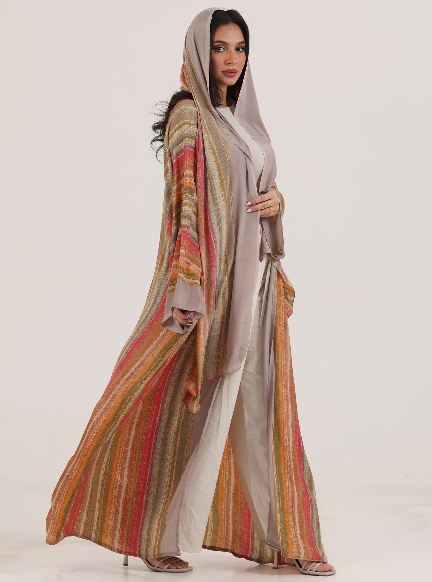 N066 - Colorful abaya set
