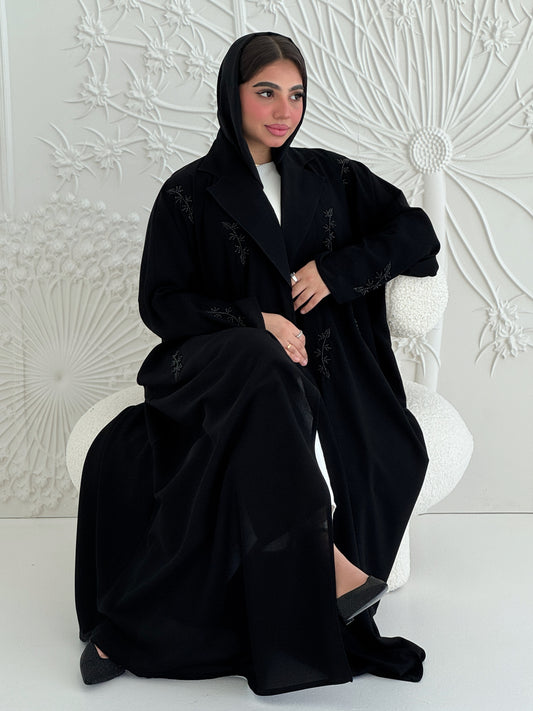 N112 - Black shak abaya