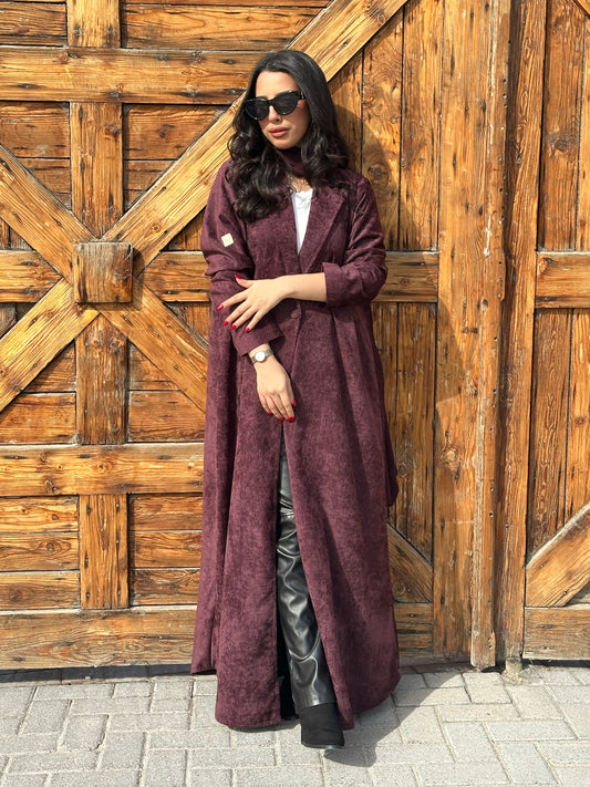 N122 - Velvet abaya
