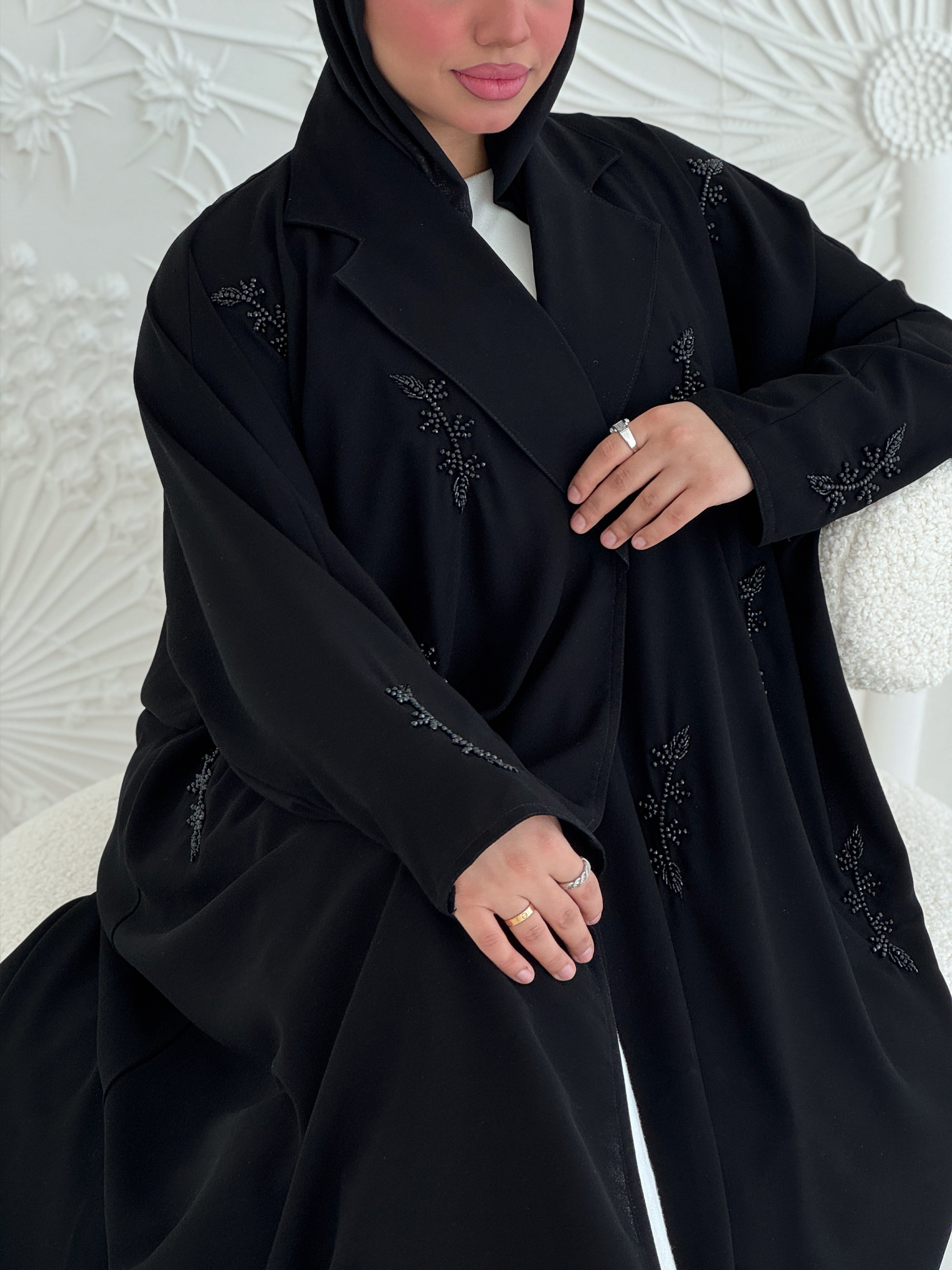 N112 - Black shak abaya