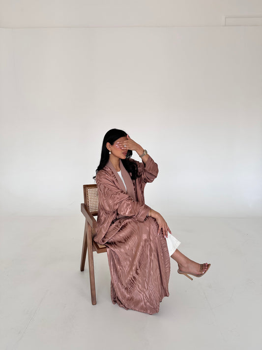 N050 - Peachy silk jacquard