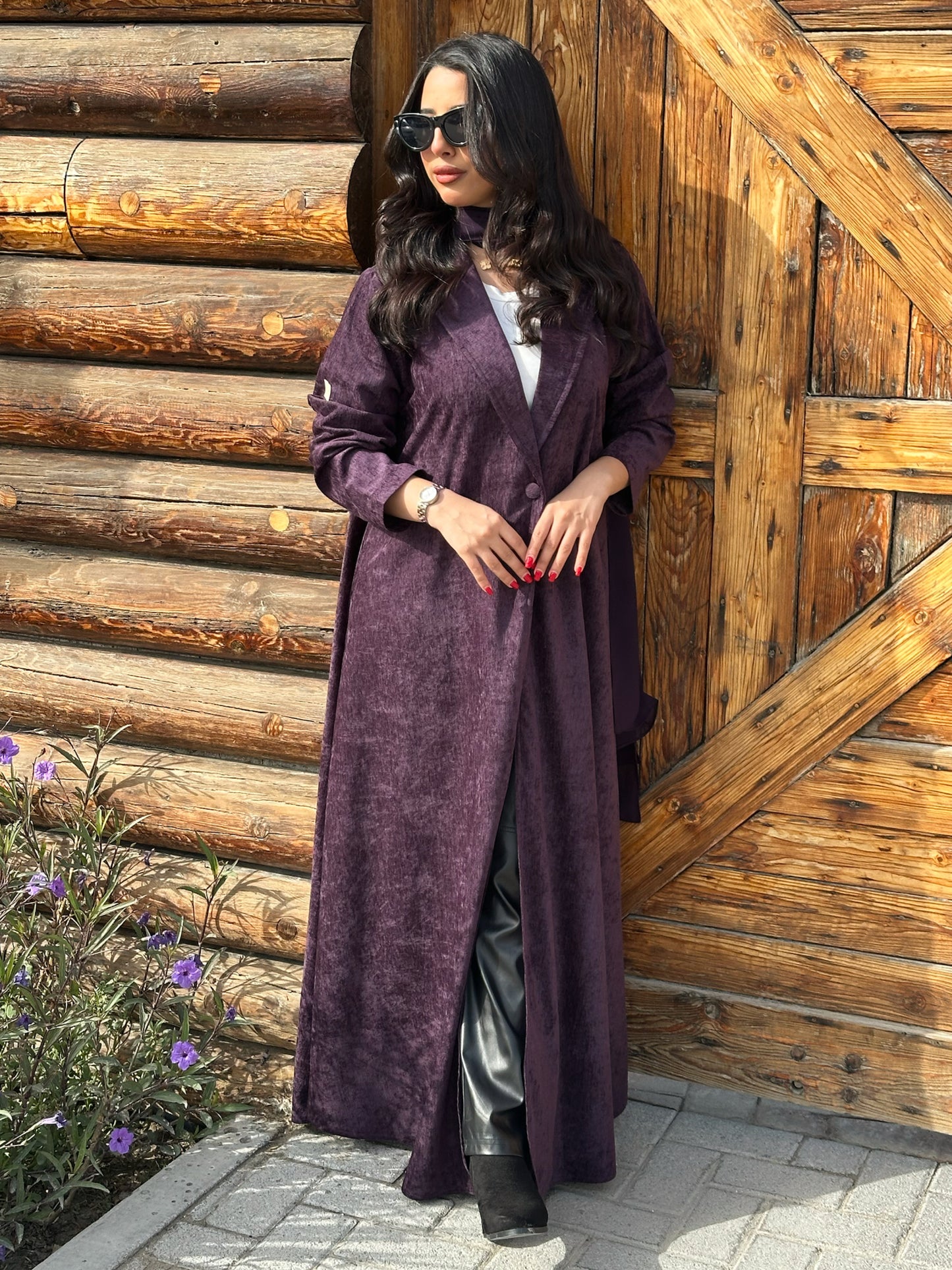 N0125 - Velvet abaya