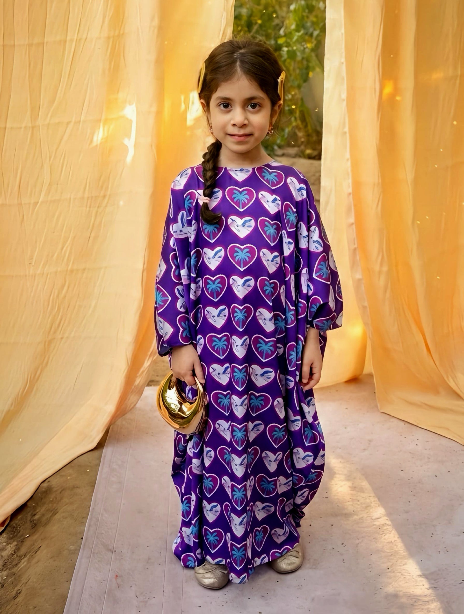 N163 - Girls kaftan
