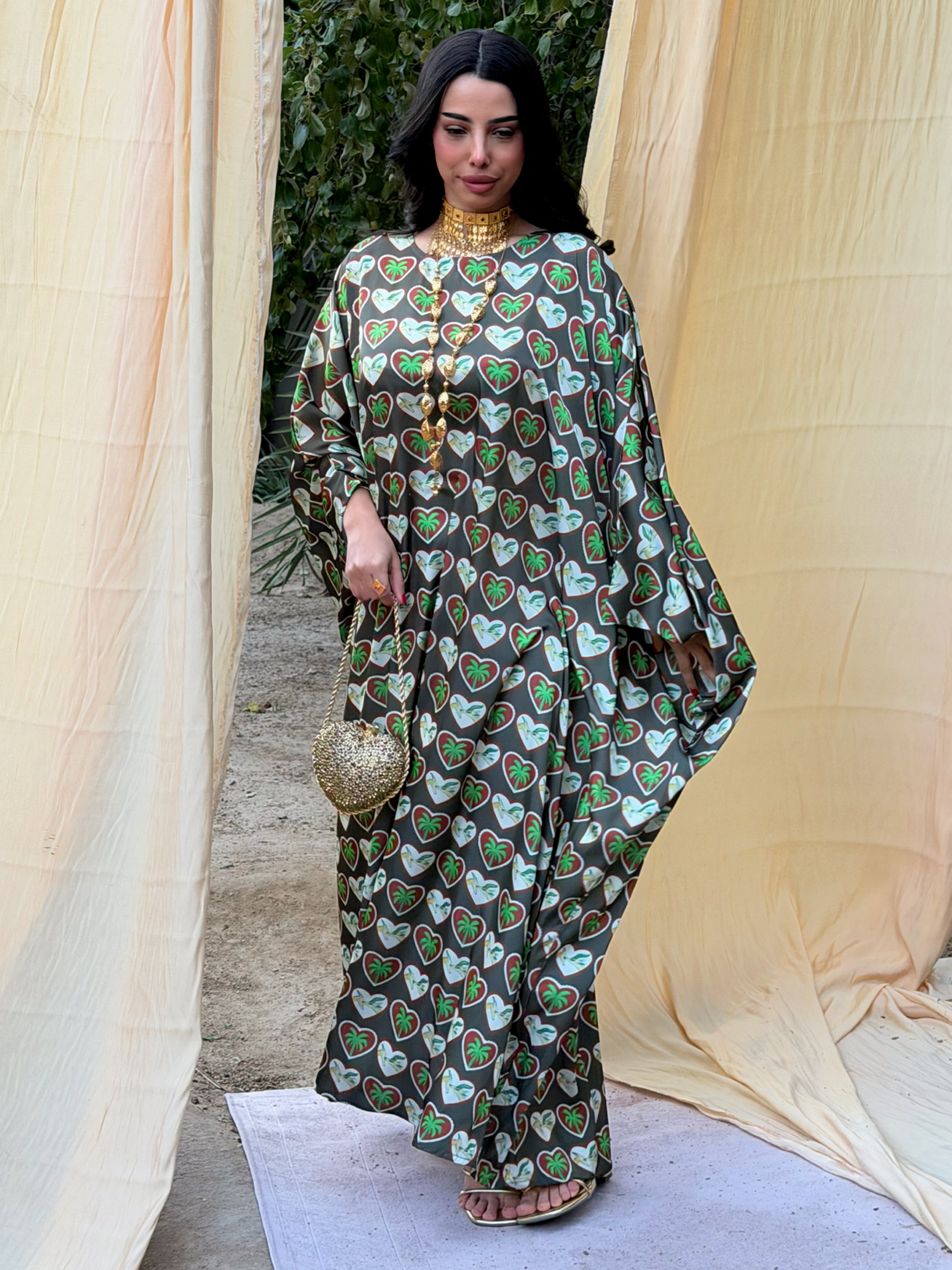 N160 - Hearts kaftan