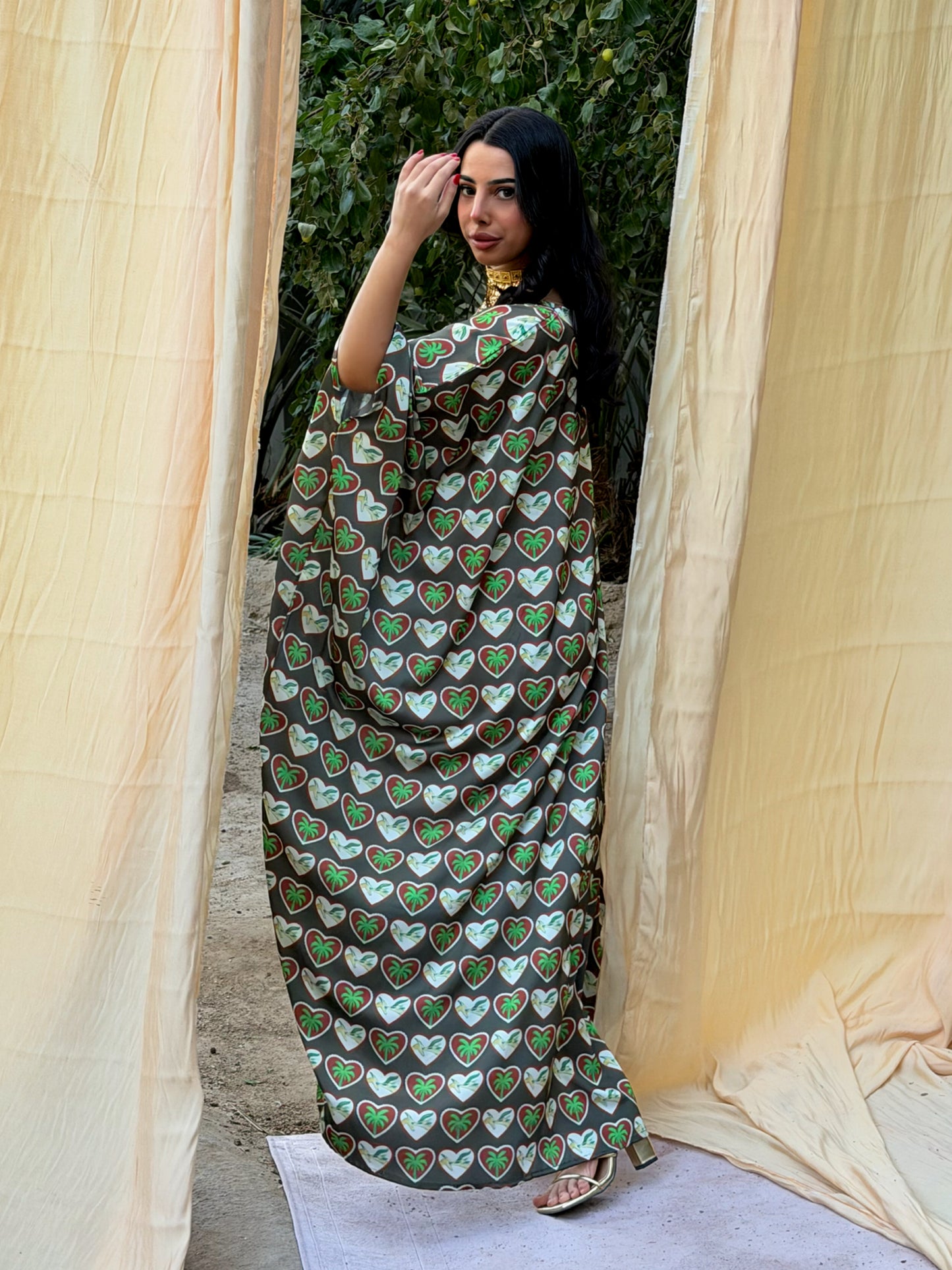 N160 - Hearts kaftan