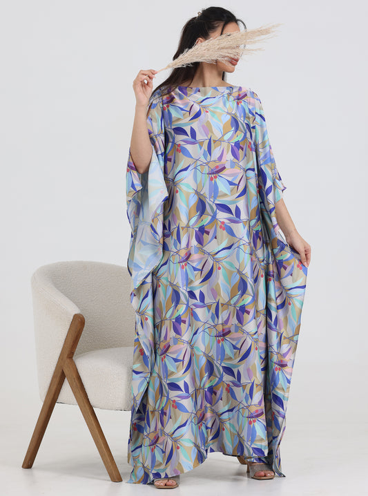 N015 - Daily floral kaftan