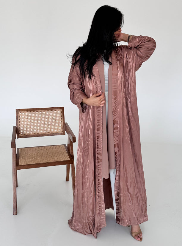 N050 - Peachy silk jacquard