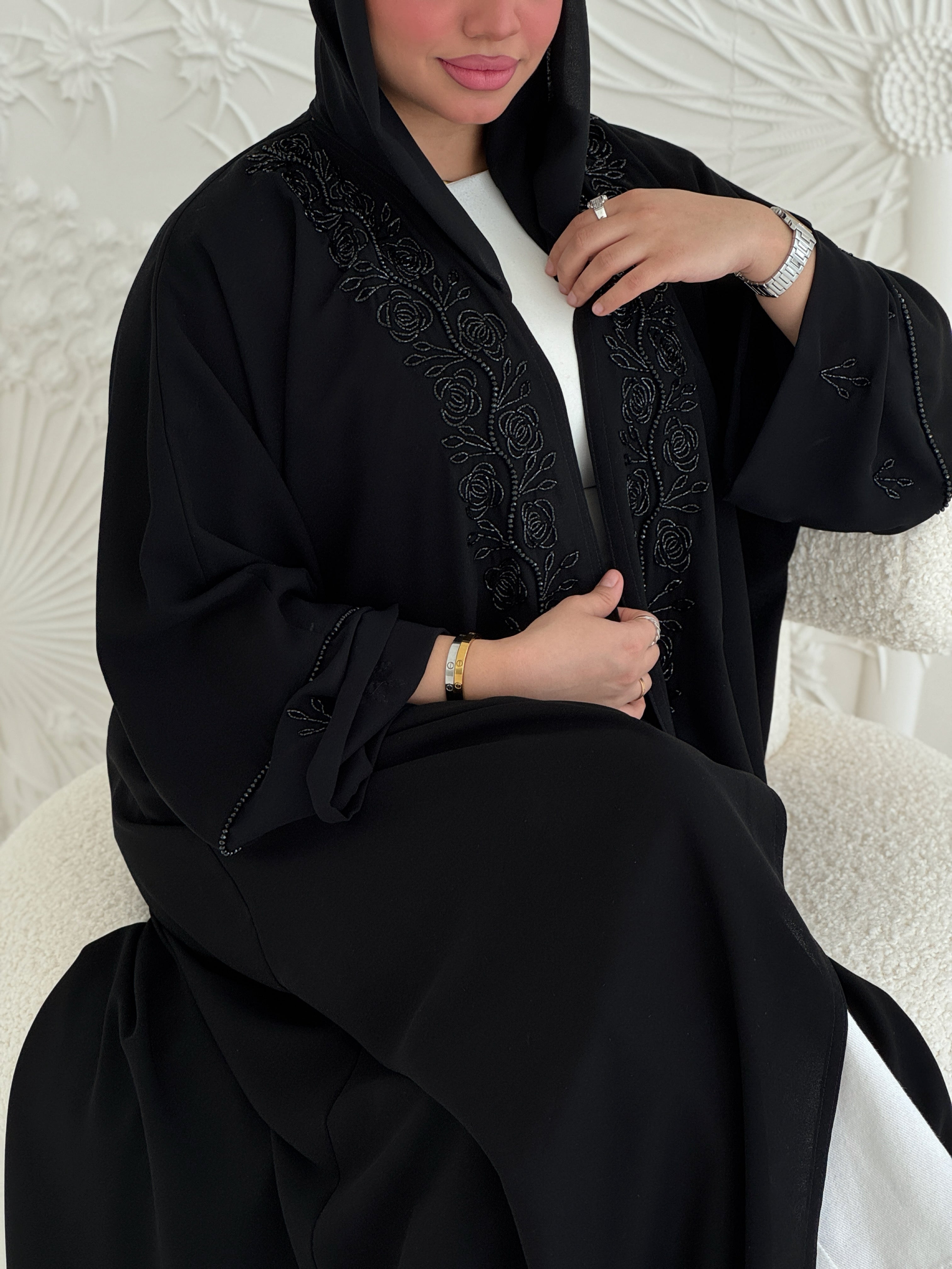 N111 - Black shak abaya