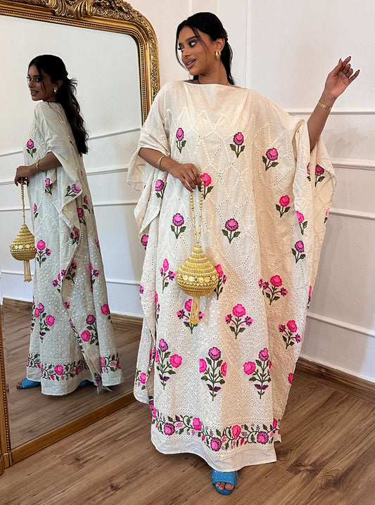 N072 - Floral jalabiya