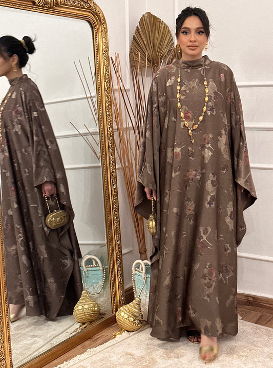N079 - High neck kaftan
