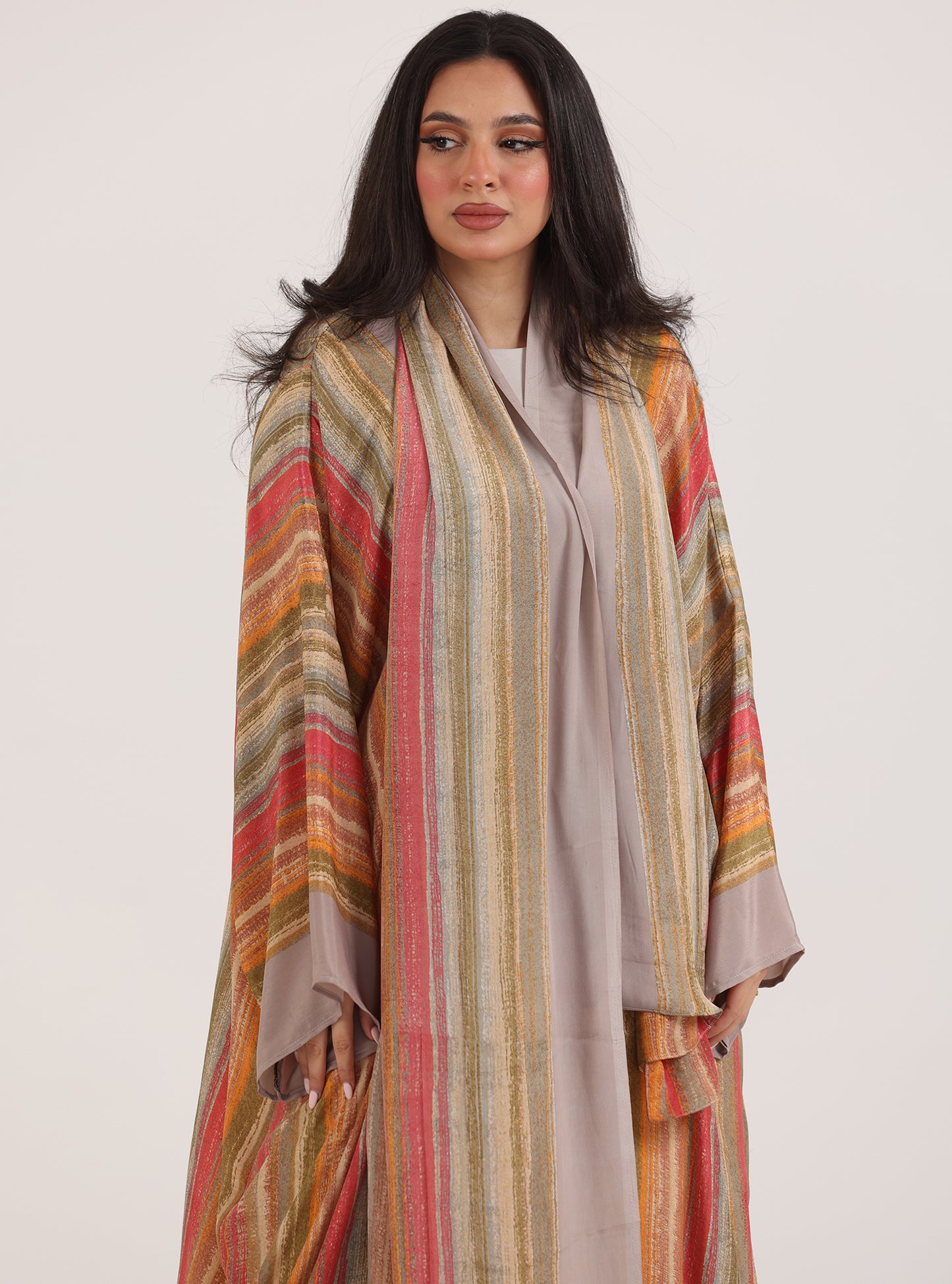 N066 - Colorful abaya set