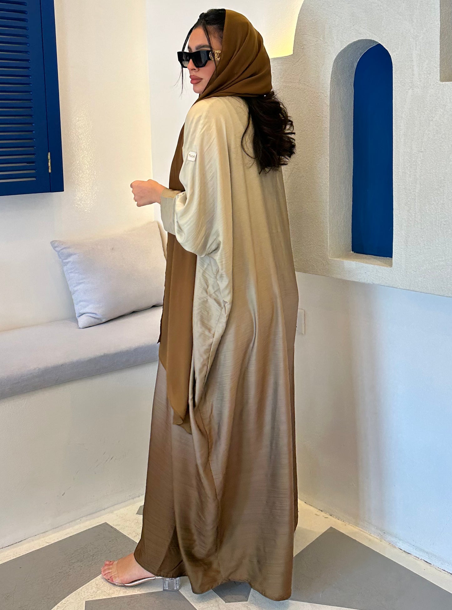 N021 - Summer ombré abaya