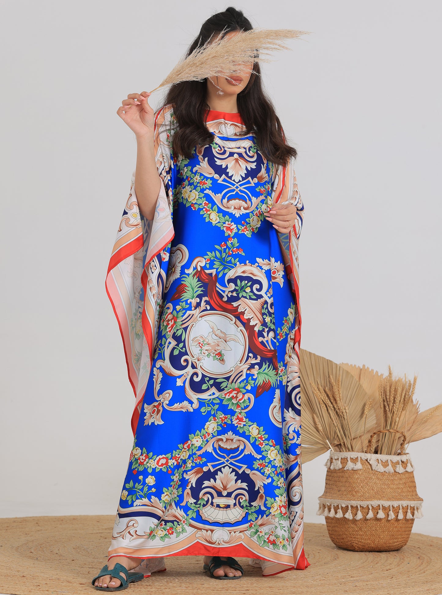 N014 - Multi colors daily kaftan