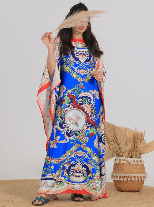 N014 - Multi colors daily kaftan