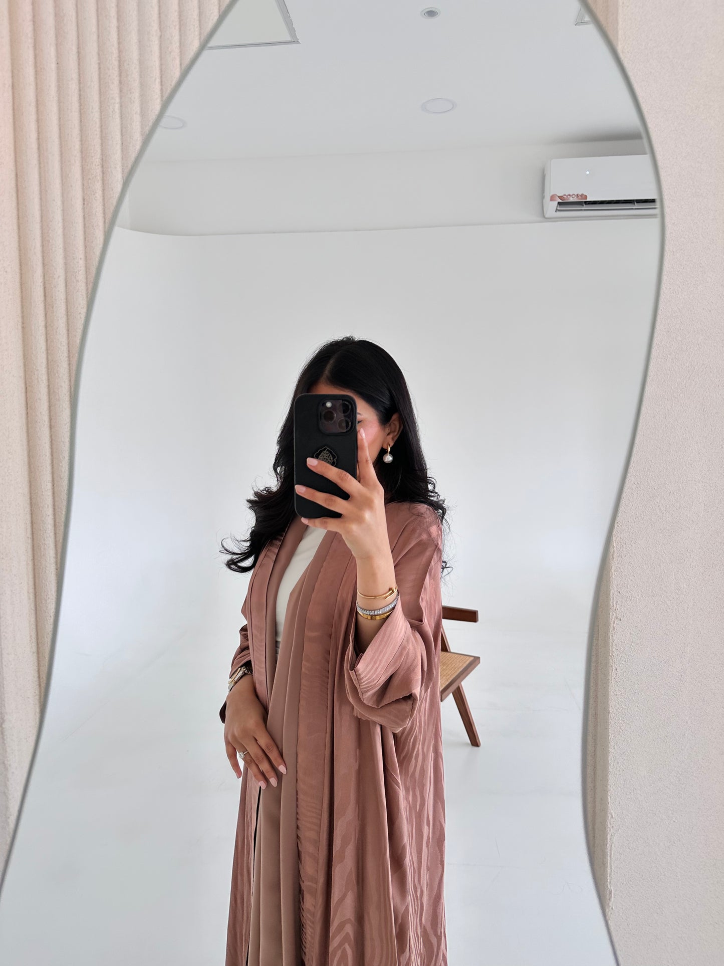 N050 - Peachy silk jacquard