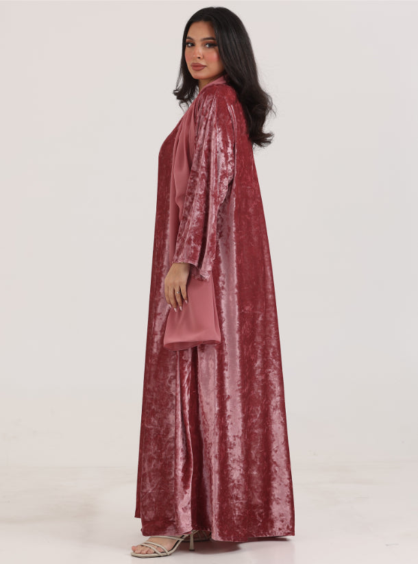 N105 - Velvet abaya
