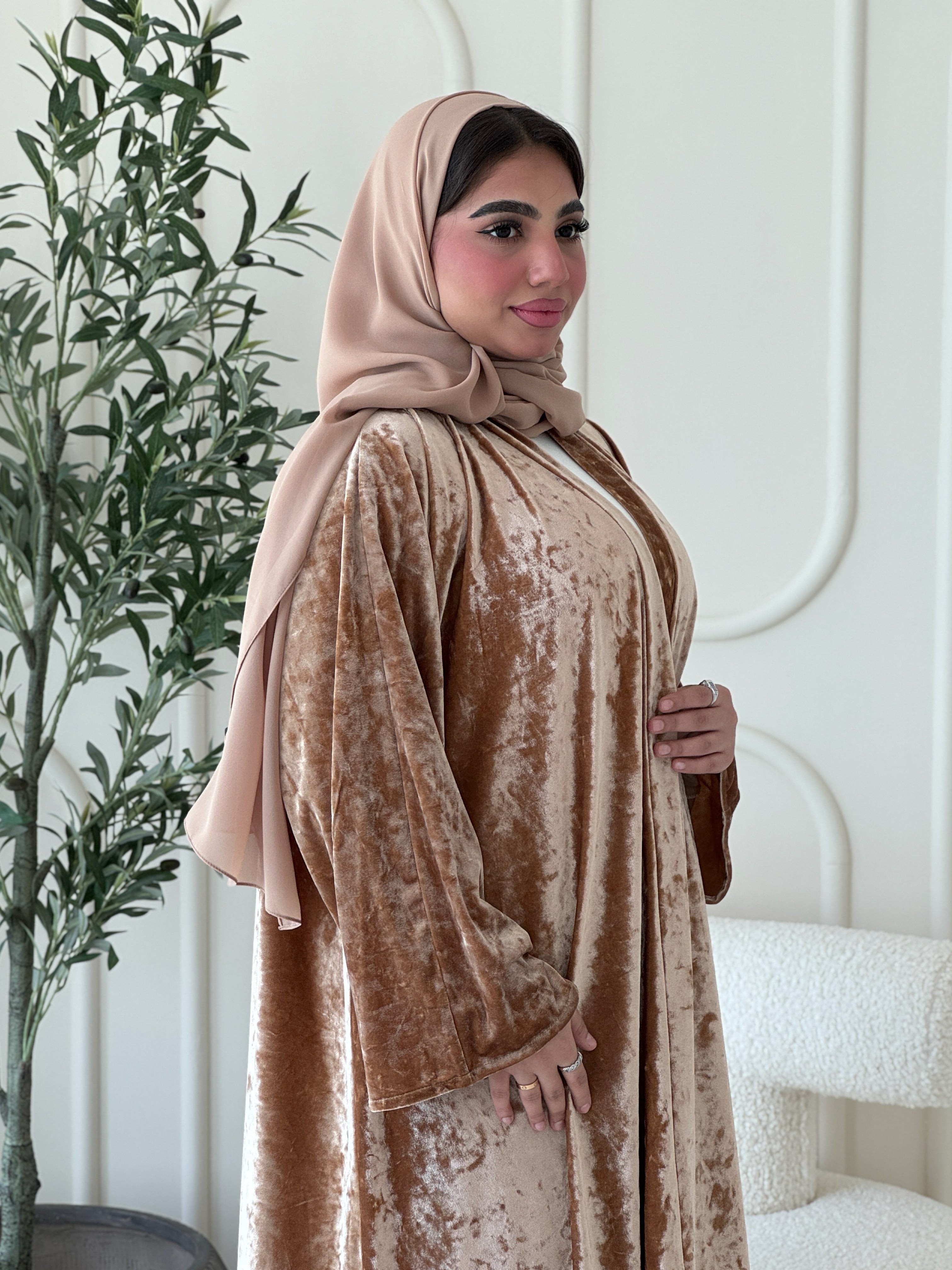 N110 - Velvet abaya