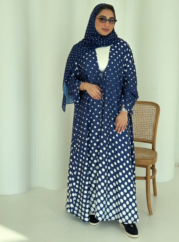 N102 - Polka Dots abaya