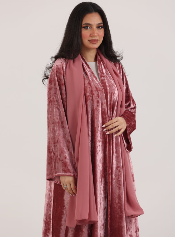 N105 - Velvet abaya
