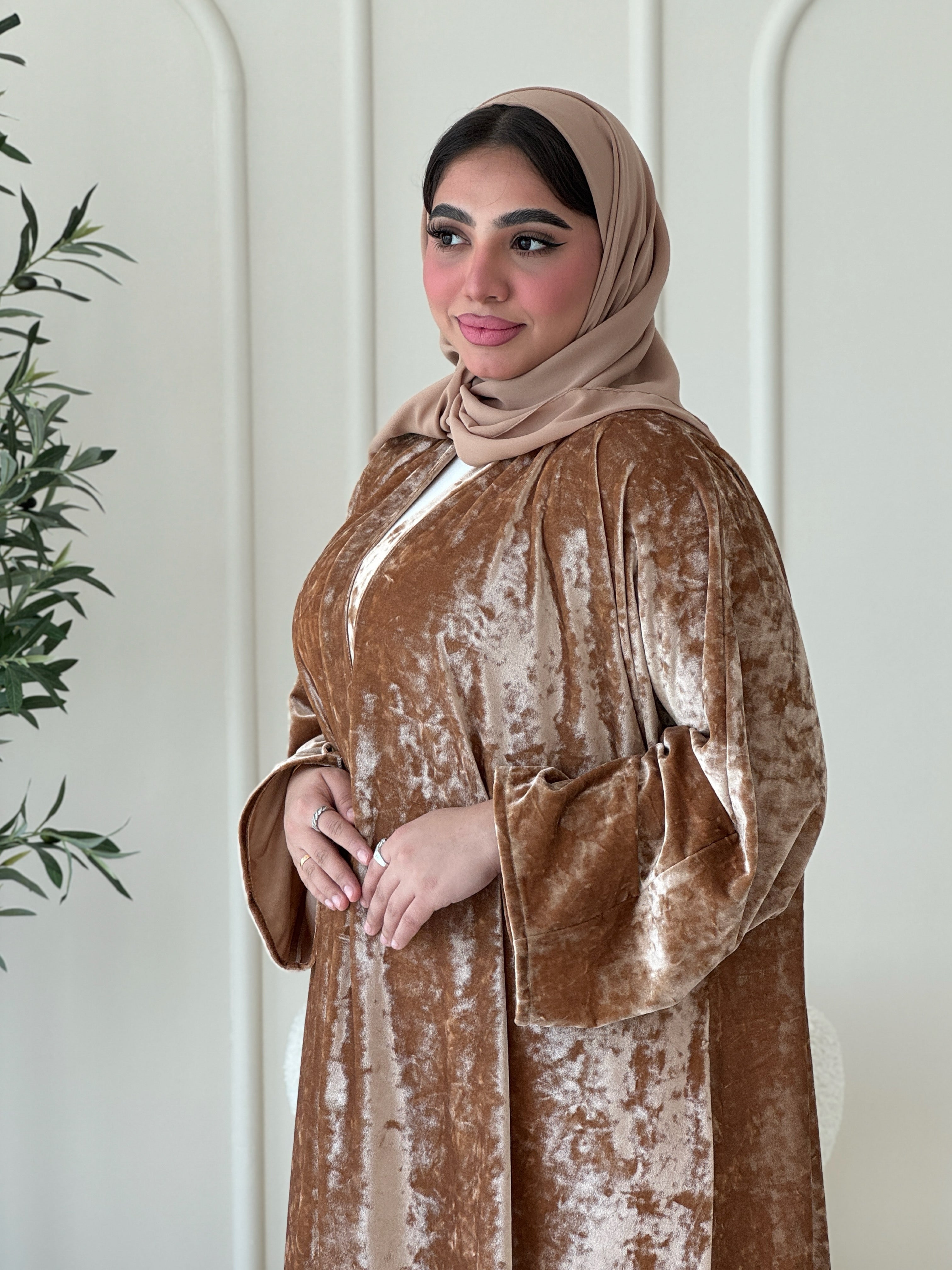 N110 - Velvet abaya