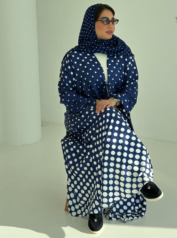N102 - Polka Dots abaya