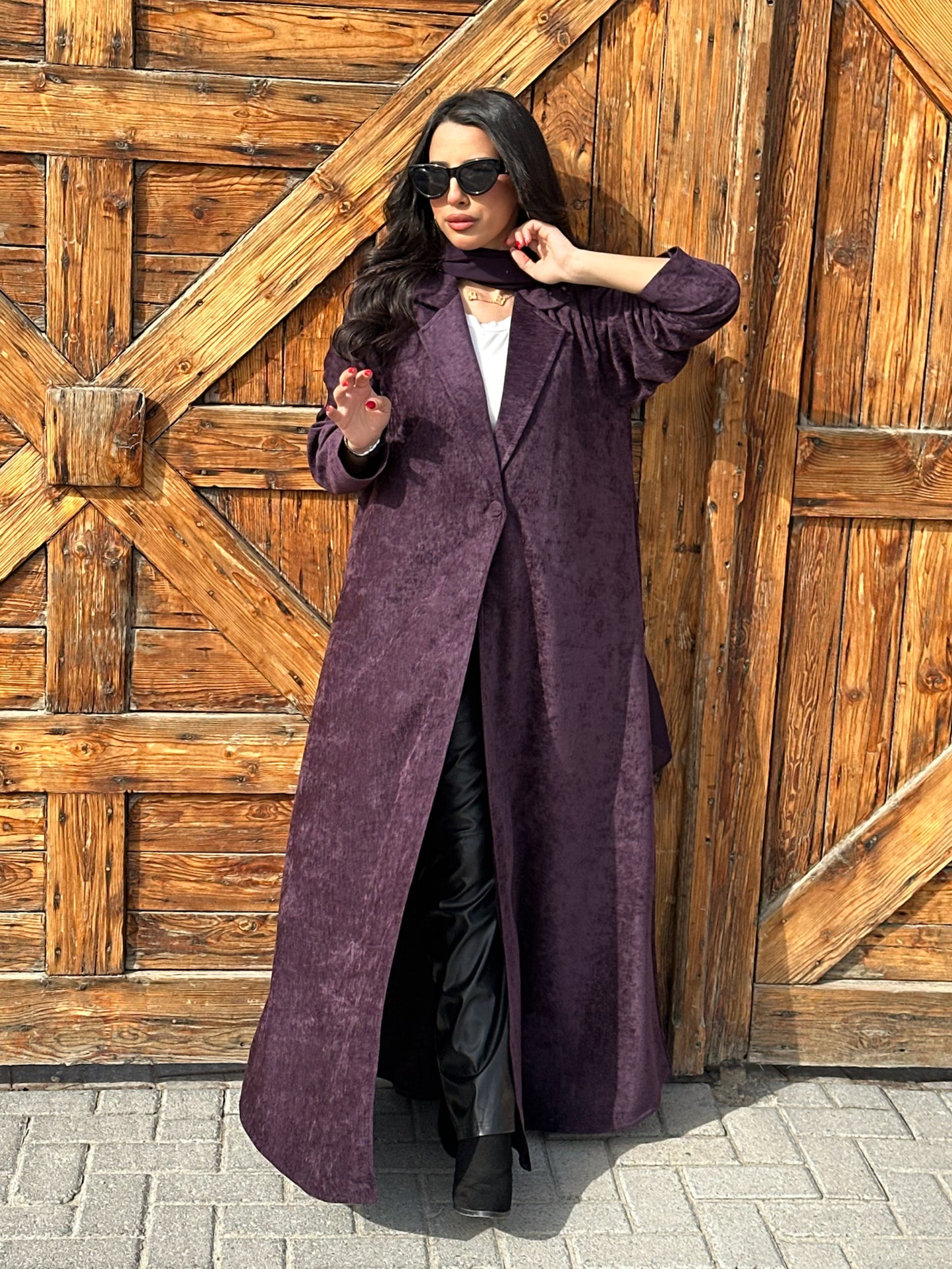 N0125 - Velvet abaya
