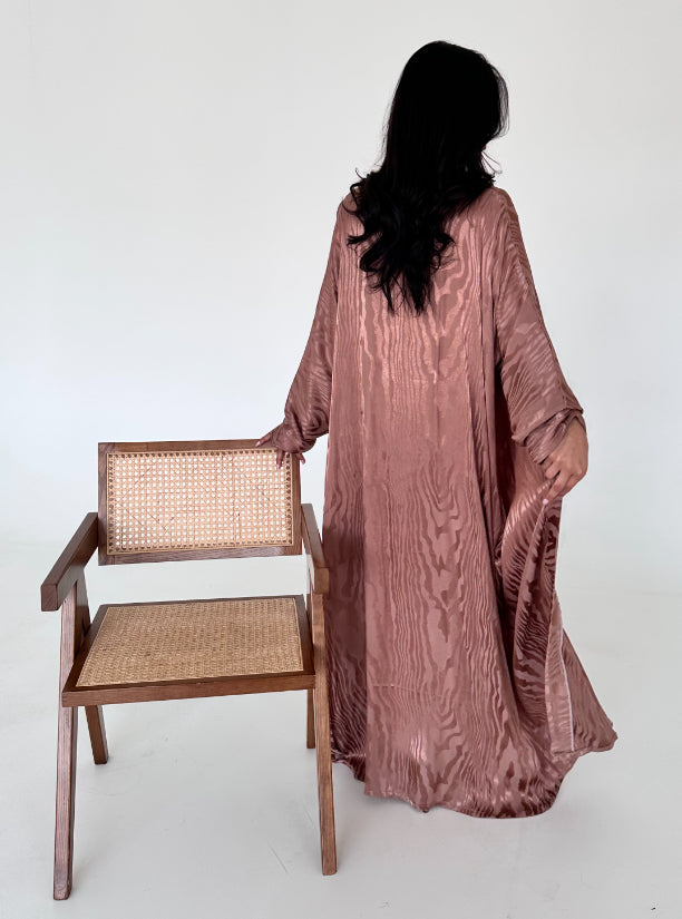 N050 - Peachy silk jacquard