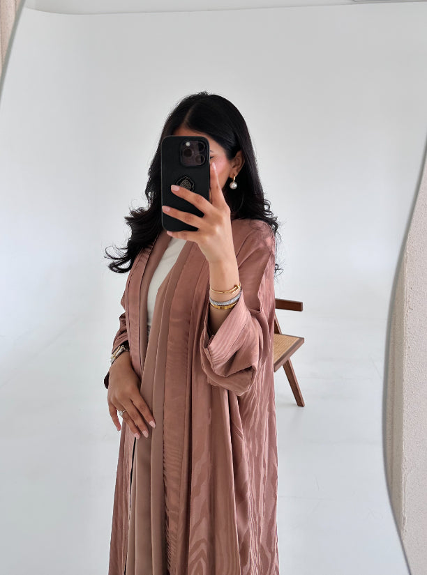 N050 - Peachy silk jacquard