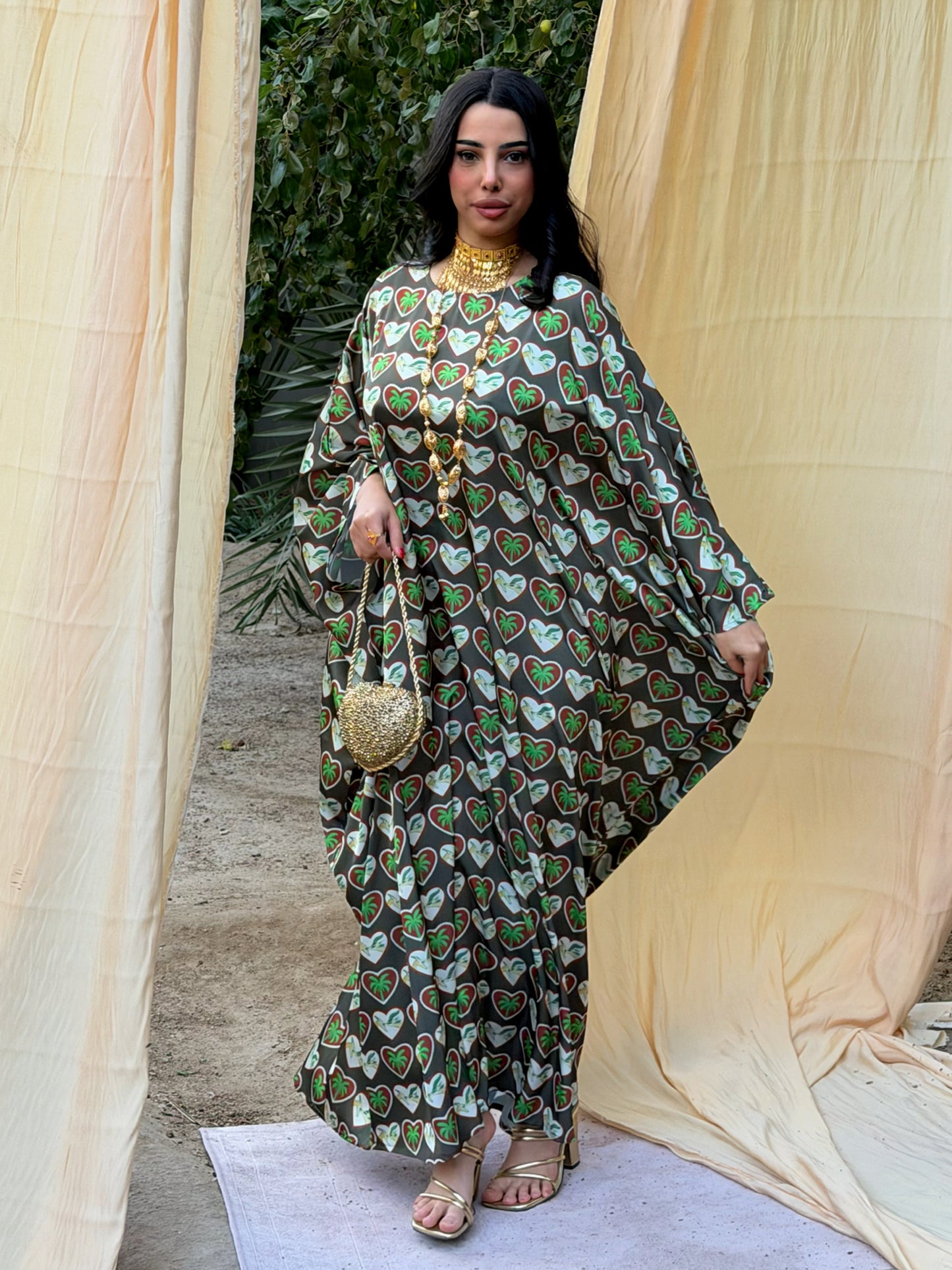 N160 - Hearts kaftan