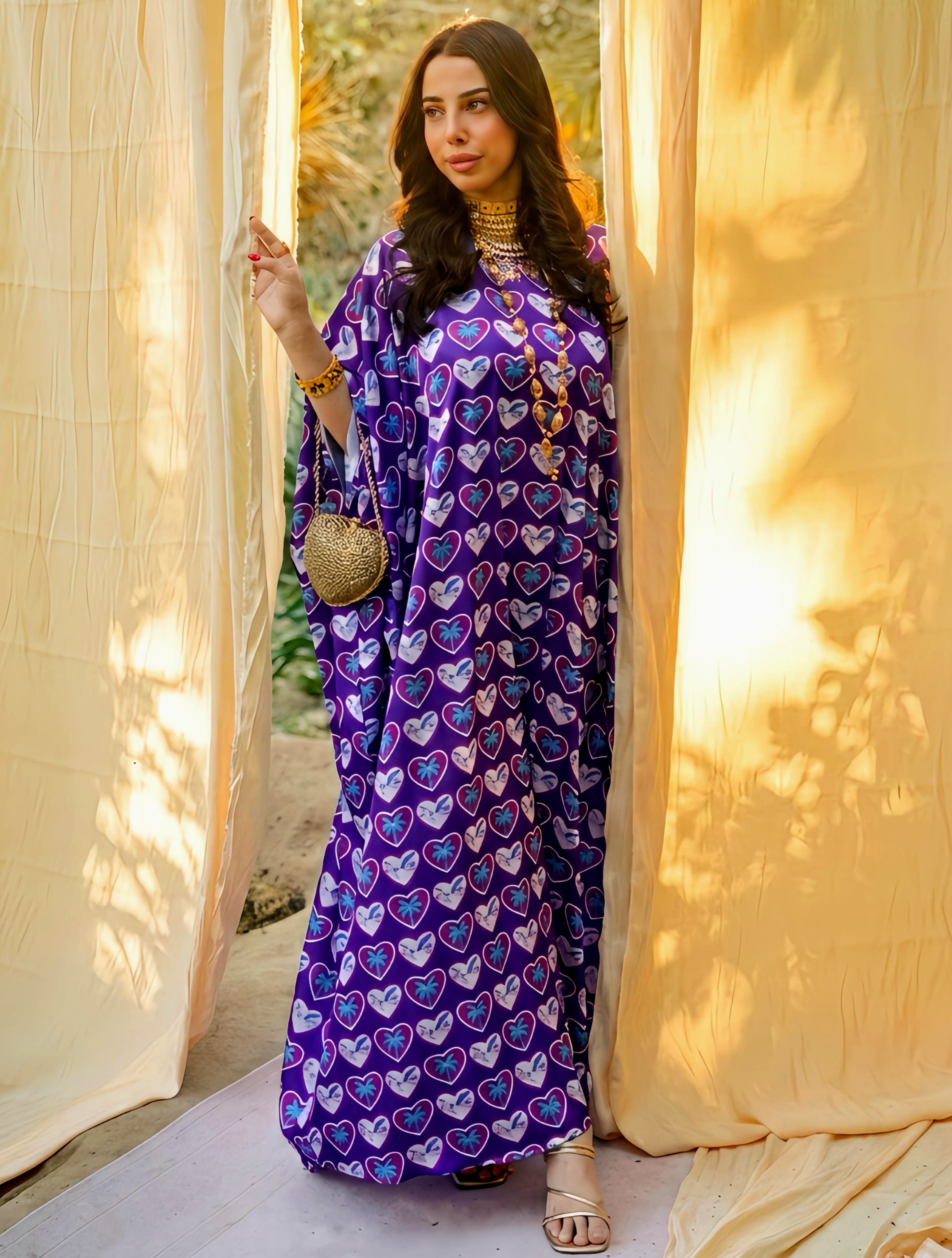 N162 - Hearts kaftan