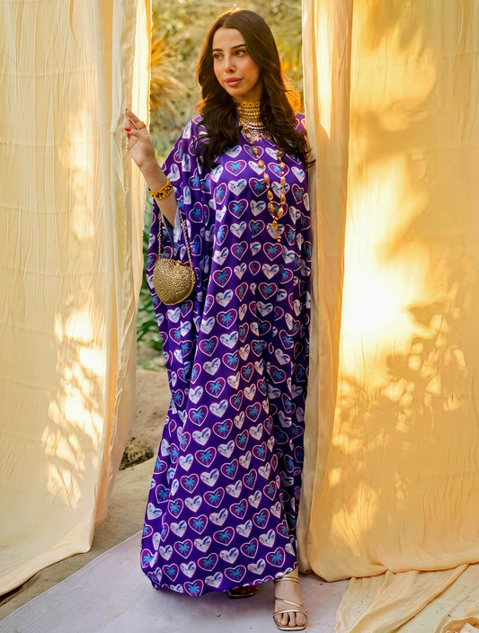 N162 - Hearts kaftan