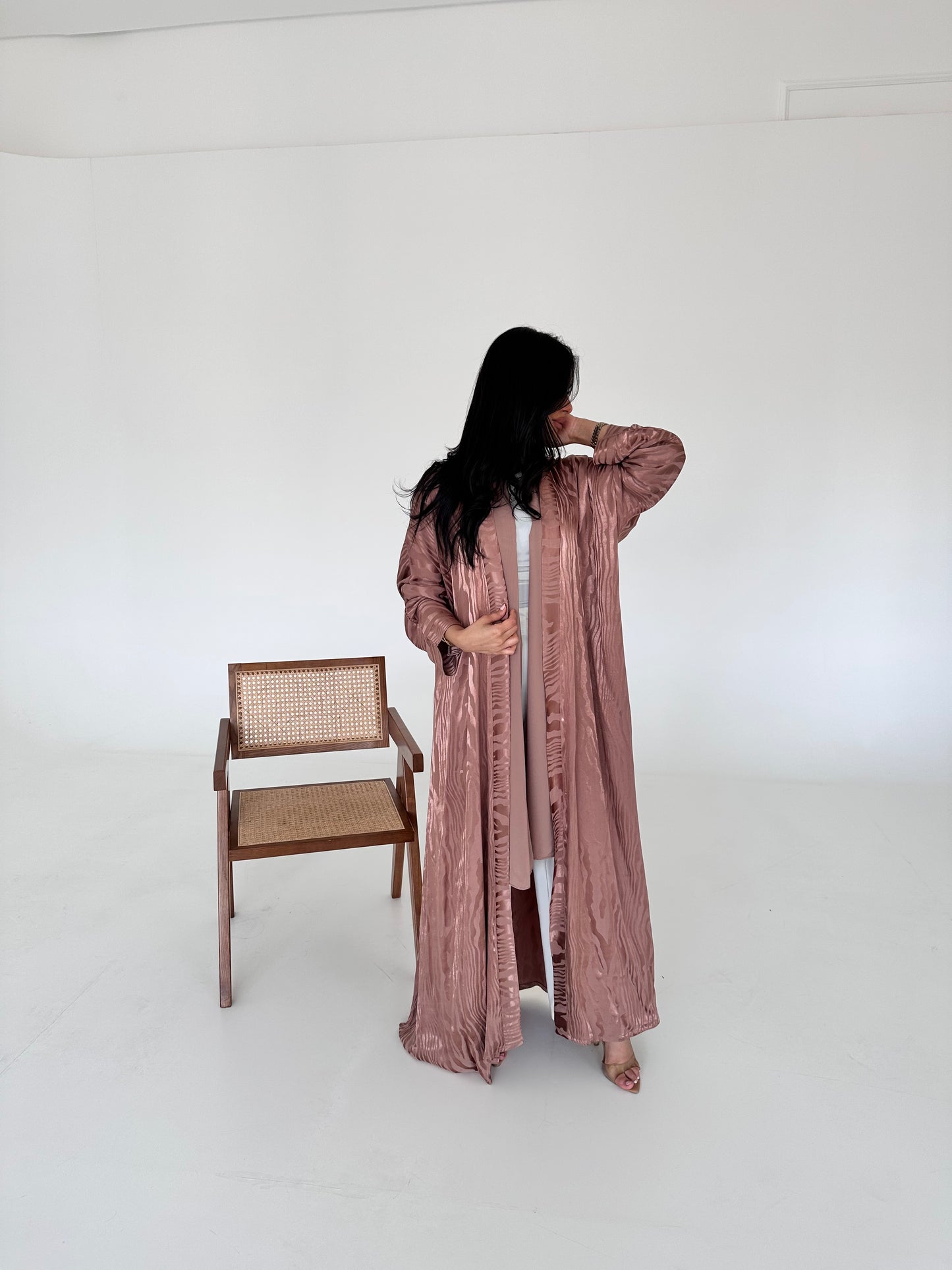 N050 - Peachy silk jacquard