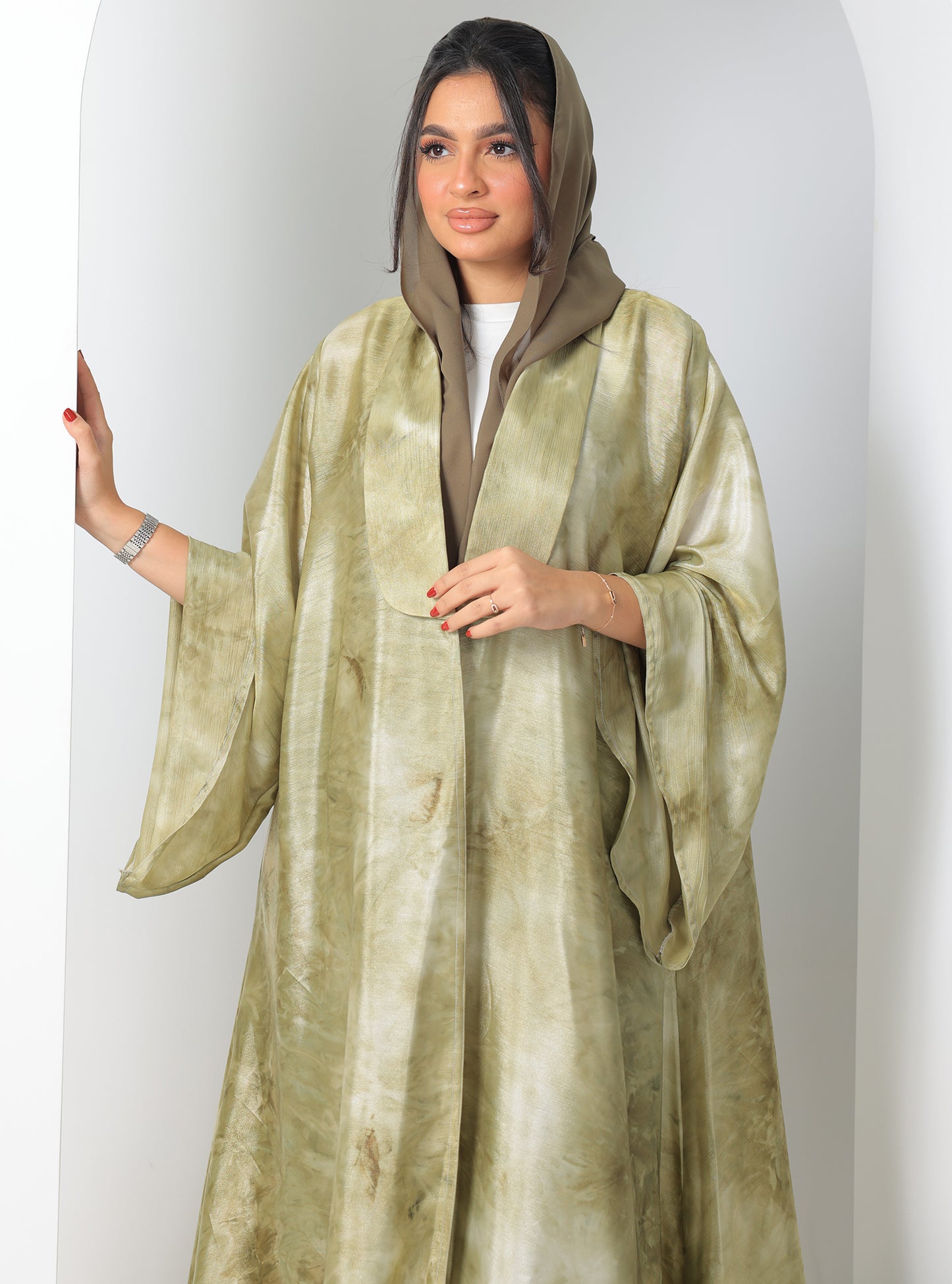 N032 - Tie die A cut abaya