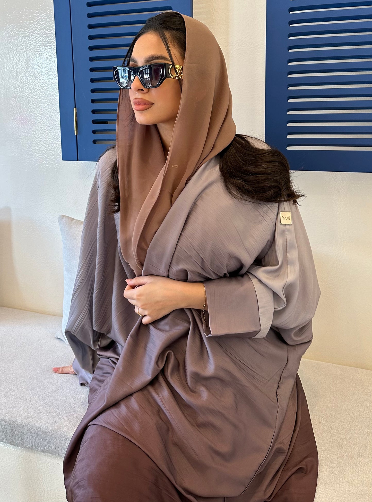 N022 - Summer ombré abaya