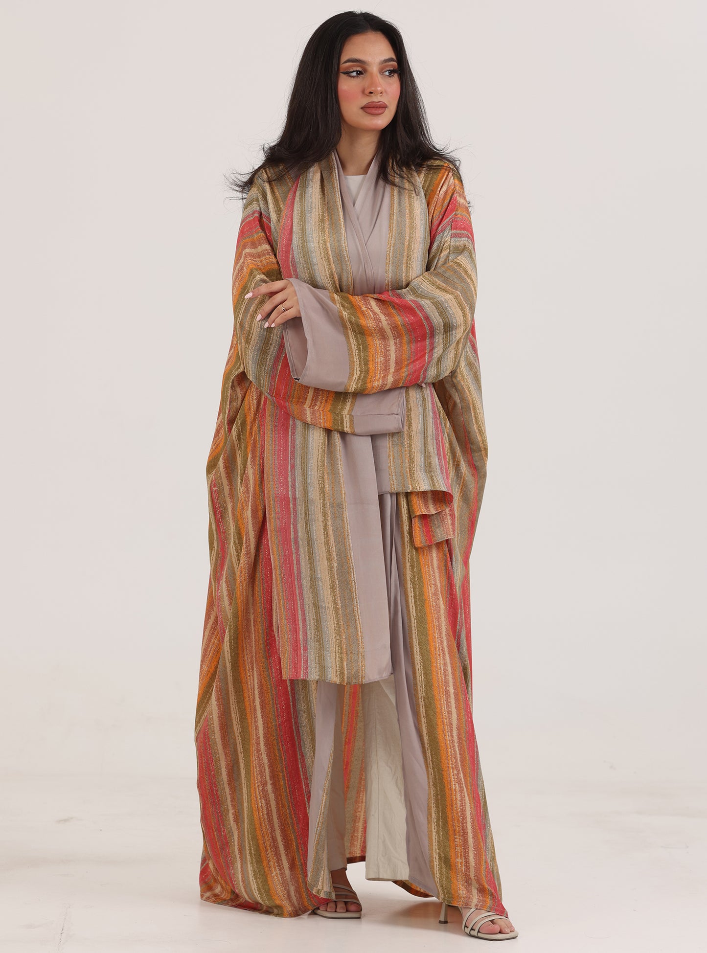 N066 - Colorful abaya set