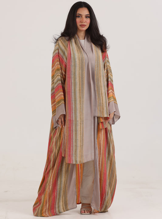 N066 - Colorful abaya set