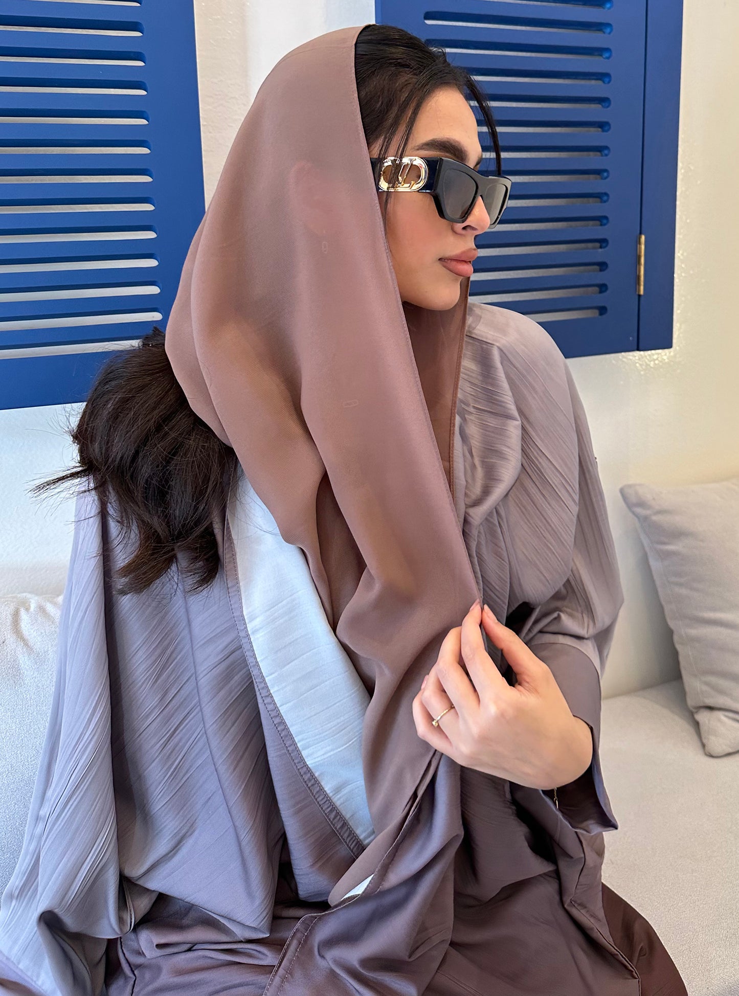 N022 - Summer ombré abaya