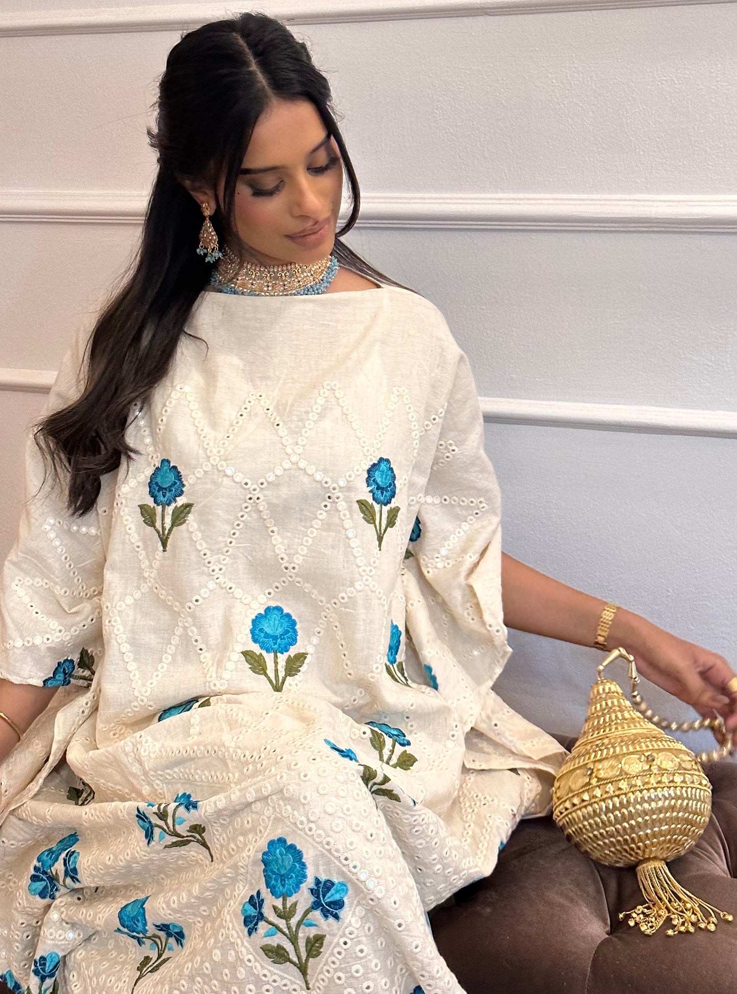 N073 - Floral jalabiya