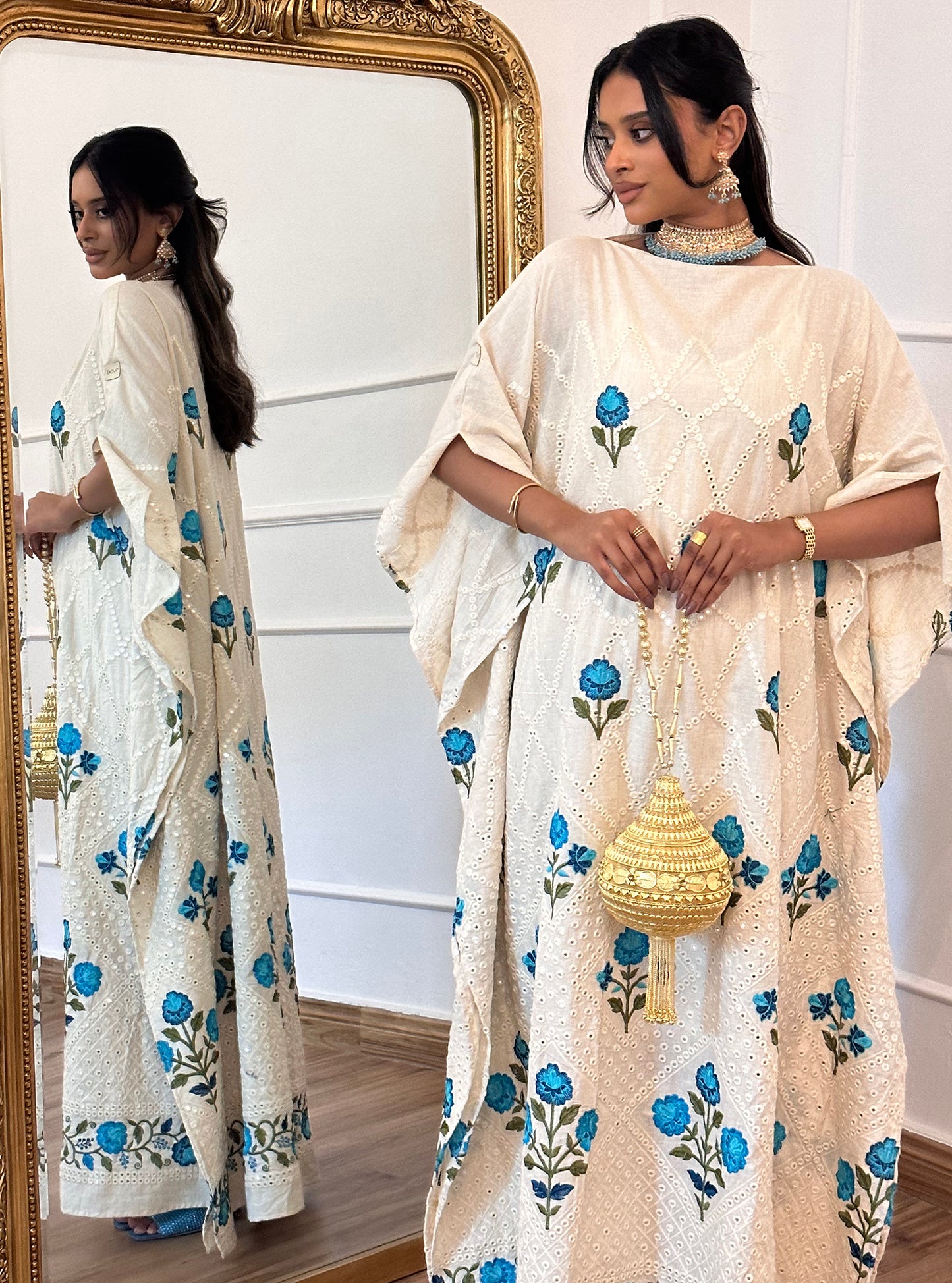 N073 - Floral jalabiya