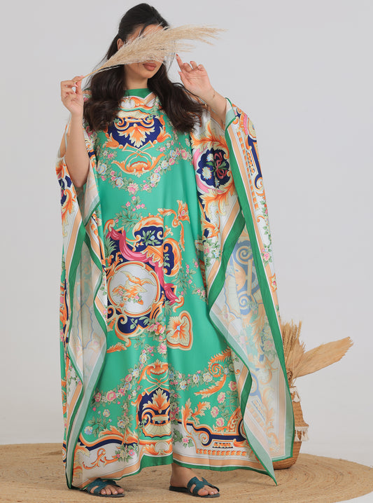 N013 - Multi colors daily kaftan