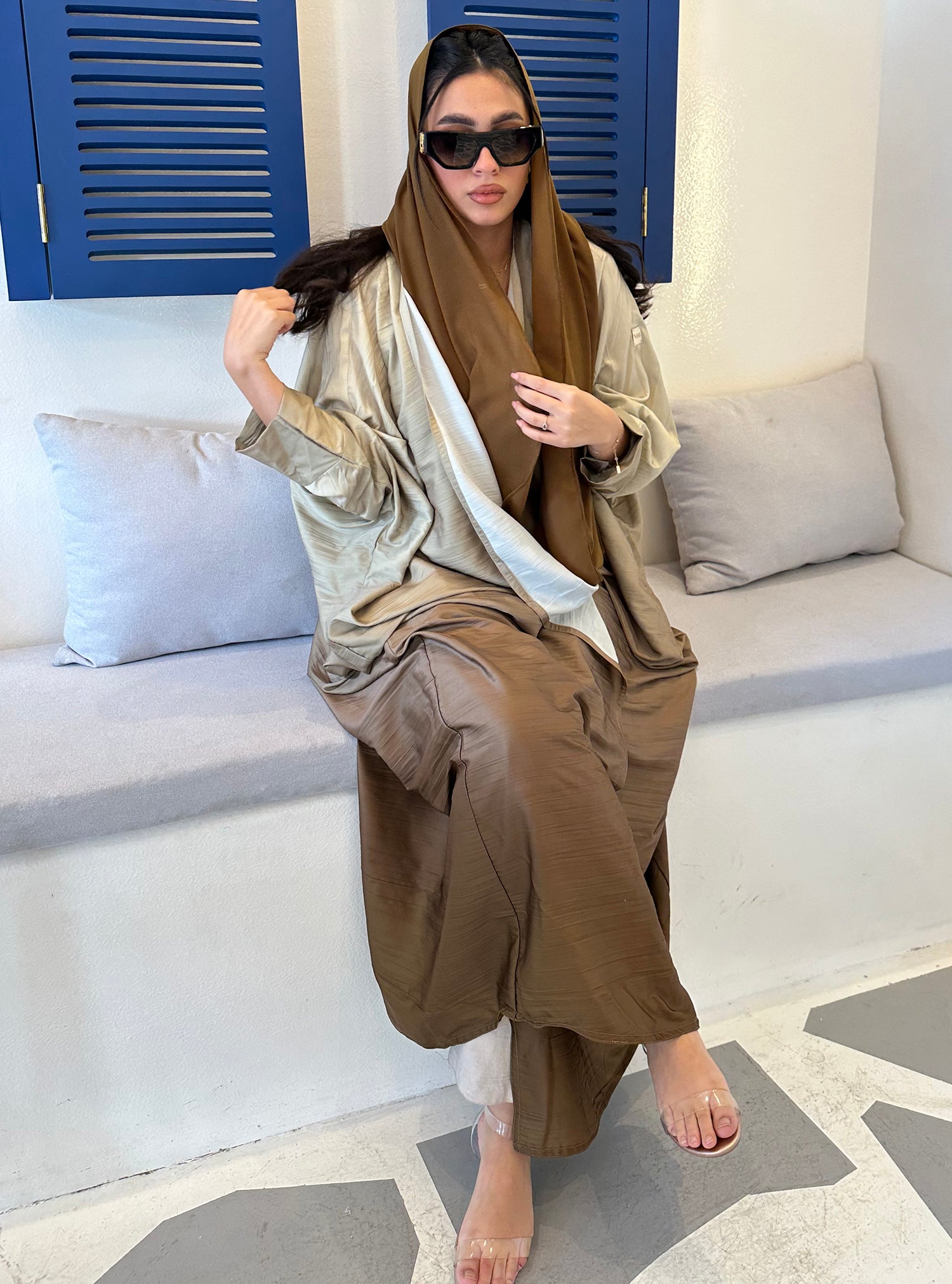 N021 - Summer ombré abaya
