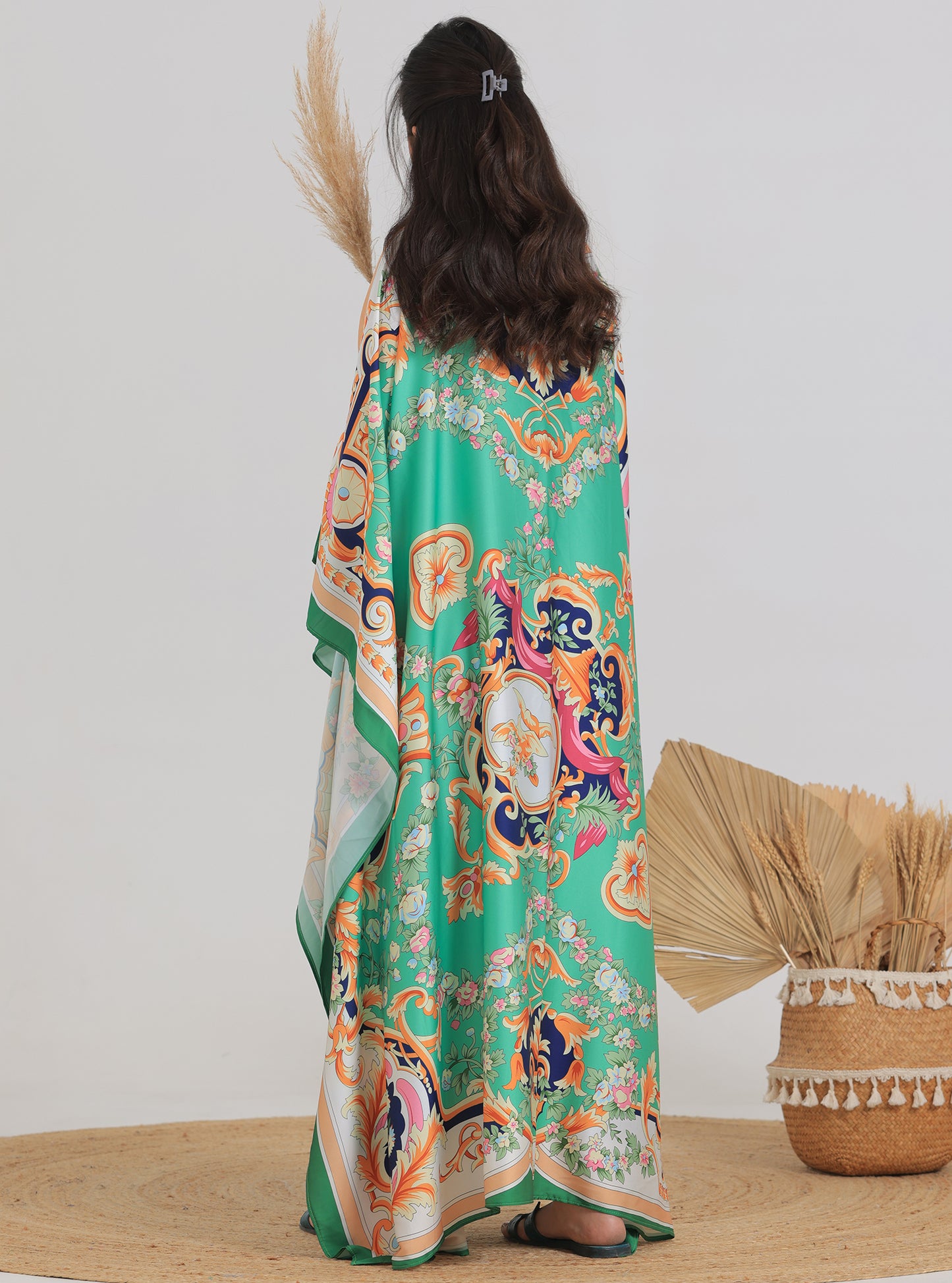 N013 - Multi colors daily kaftan