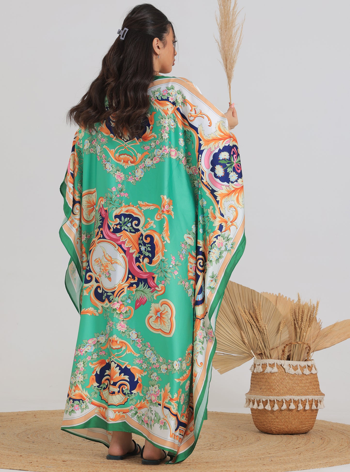 N013 - Multi colors daily kaftan