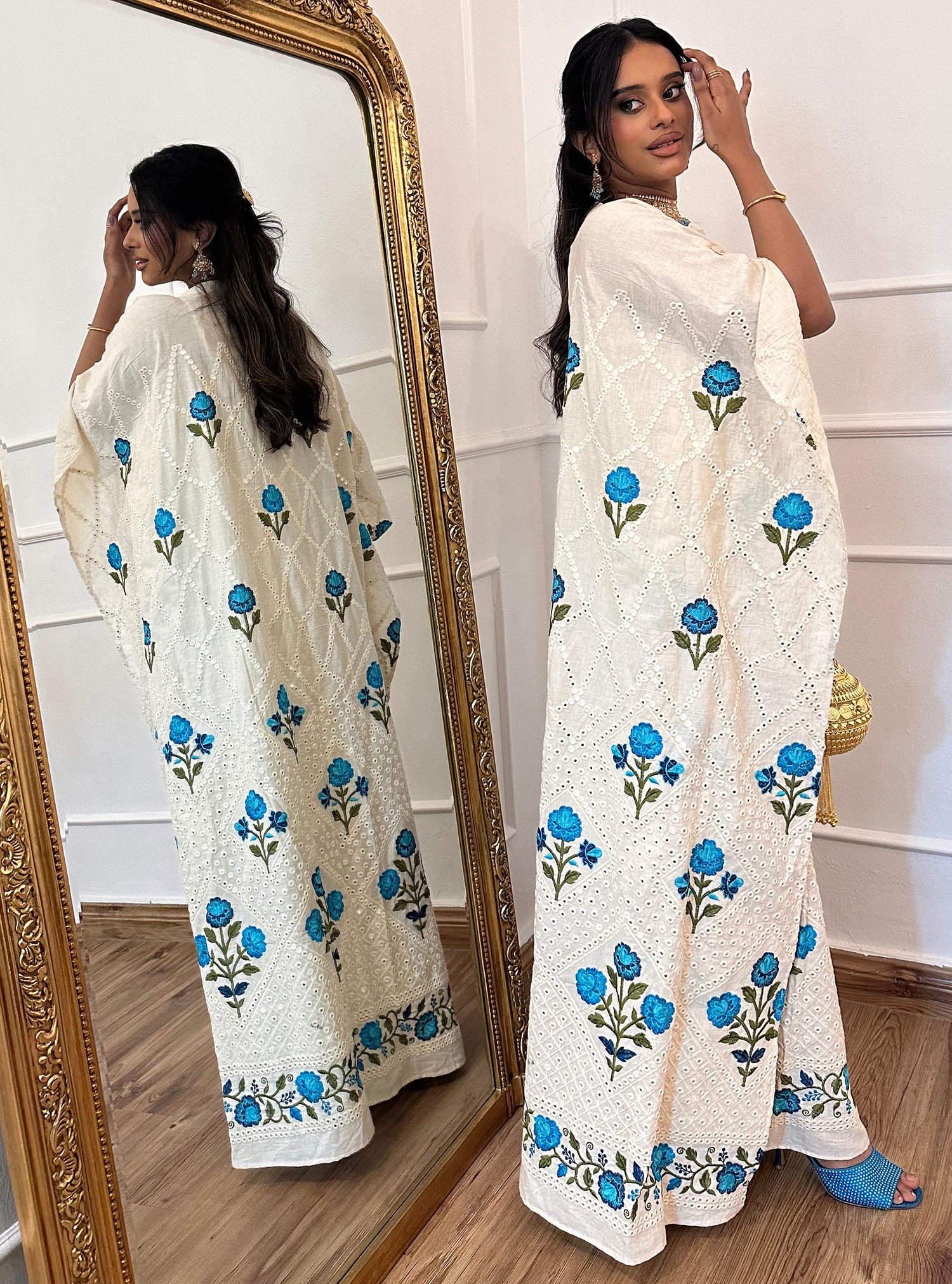 N073 - Floral jalabiya